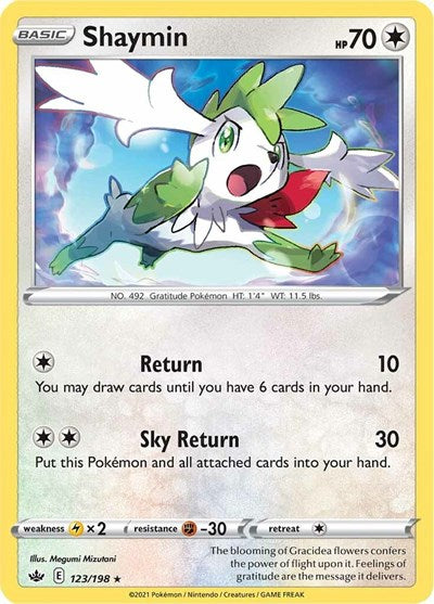 Shaymin (SWSH06: Chilling Reign) Near Mint Reverse Holofoil