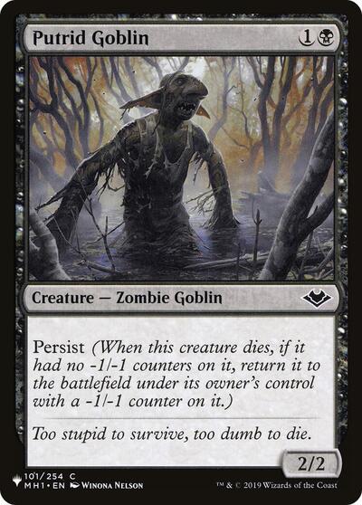 Putrid Goblin (The List) Near Mint