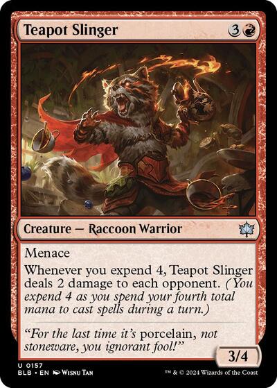 Teapot Slinger (Bloomburrow) Near Mint Foil