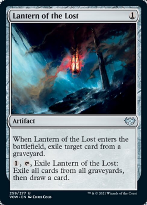 Lantern of the Lost (Innistrad: Crimson Vow) Light Play Foil