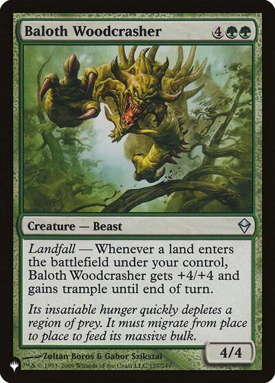 Baloth Woodcrasher (The List) Near Mint