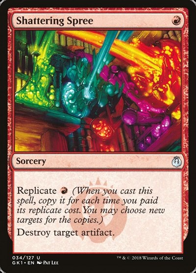 Shattering Spree (Guilds of Ravnica: Guild Kits) Light Play