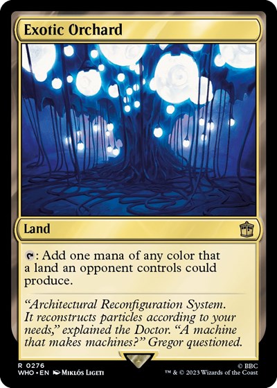 Exotic Orchard (Universes Beyond: Doctor Who) Light Play Foil