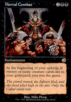 Mortal Combat (Torment) Light Play