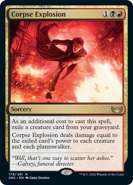 Corpse Explosion (Streets of New Capenna) Light Play Foil