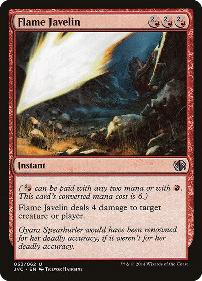 Flame Javelin (Duel Decks: Anthology) Light Play