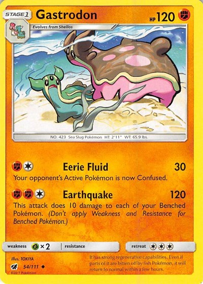 Gastrodon (SM - Crimson Invasion) Near Mint Reverse Holofoil