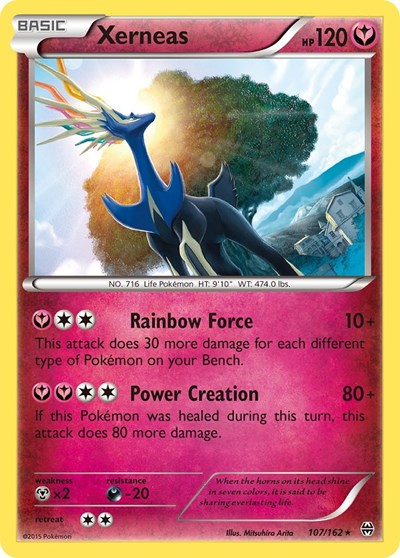 Xerneas - 107/162 (XY BREAKthrough) (Deck Exclusives) Near Mint