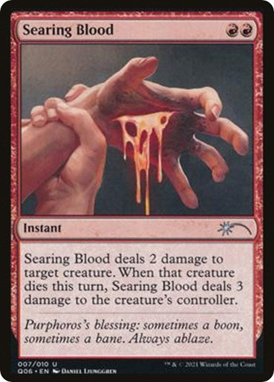 Searing Blood (Promos: Unique and Miscellaneous) Light Play