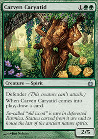 Carven Caryatid (Ravnica) Light Play