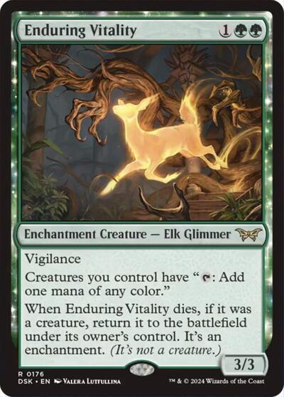 Enduring Vitality (Duskmourn: House of Horror) Light Play