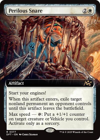 Perilous Snare (Extended Art) (Aetherdrift) Near Mint Foil