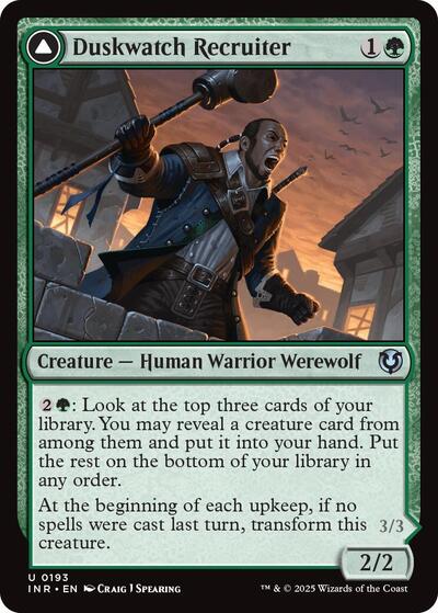 Duskwatch Recruiter (Innistrad Remastered) Light Play Foil