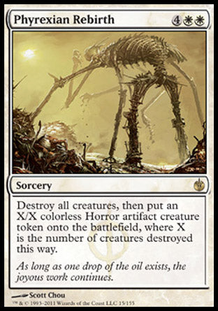 Phyrexian Rebirth (Mirrodin Besieged) Light Play