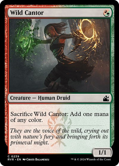 Wild Cantor (Ravnica Remastered) Light Play