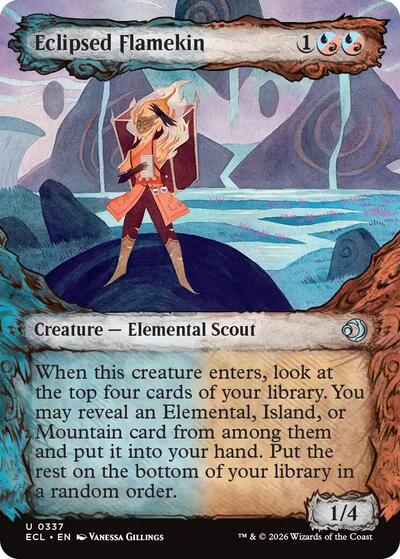 Eclipsed Flamekin (Showcase) (Lorwyn Eclipsed) Near Mint Foil
