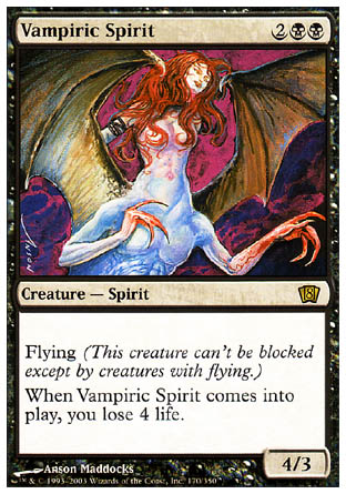 Vampiric Spirit (8th Edition) Light Play