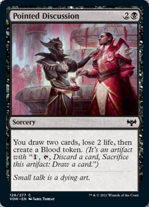 Pointed Discussion (Innistrad: Crimson Vow) Light Play
