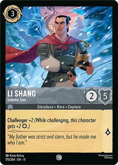 Li Shang - Solemn Son (Winterspell) Near Mint