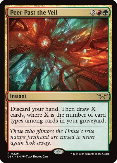 Peer Past the Veil (Duskmourn: House of Horror) Near Mint