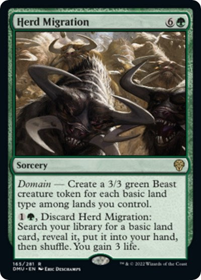 Herd Migration (Dominaria United) Light Play