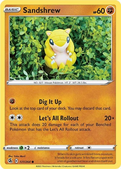 Sandshrew (SWSH08: Fusion Strike) Near Mint