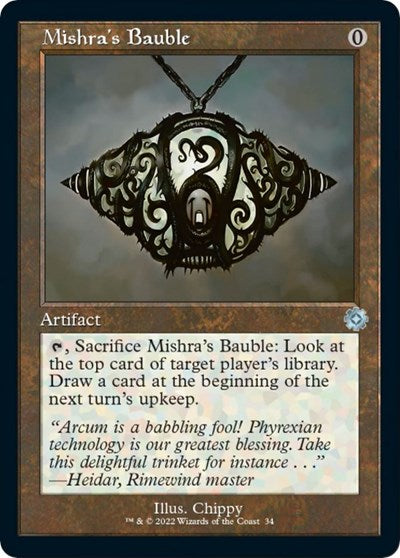 Mishra's Bauble (The Brothers' War: Retro Frame Artifacts) Light Play