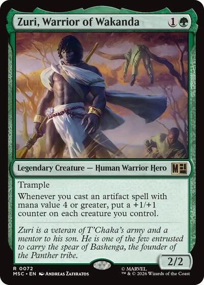 Zuri, Warrior of Wakanda (Commander: Marvel Super Heroes) Near Mint