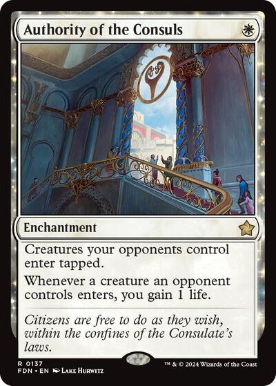 Authority of the Consuls (Foundations) Near Mint