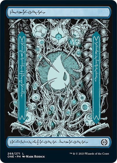 Island (268) - Full Art (Phyrexia: All Will Be One) Near Mint Foil