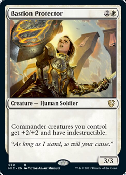 Bastion Protector (Commander 2021 Midnight Hunt) Light Play