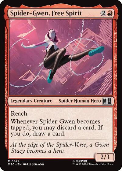 Spider-Gwen, Free Spirit (Commander: Marvel Super Heroes) Near Mint