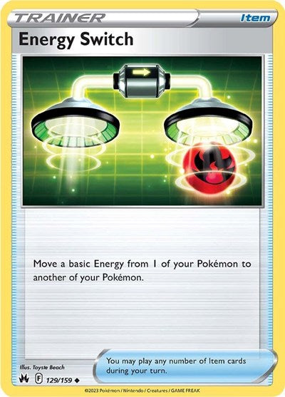 Energy Switch (Crown Zenith) Near Mint