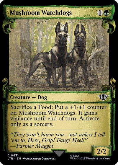 Mushroom Watchdogs (Showcase Scrolls) (Universes Beyond: The Lord of the Rings: Tales of Middle-earth) Light Play