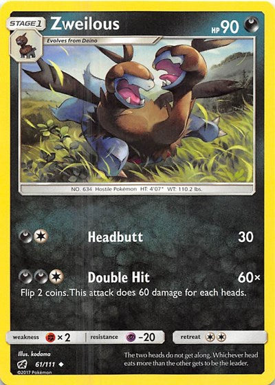 Zweilous (SM - Crimson Invasion) Near Mint