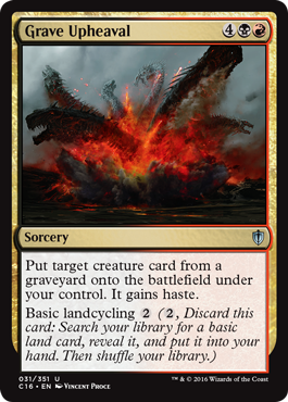 Grave Upheaval (Commander 2016 Edition) Light Play