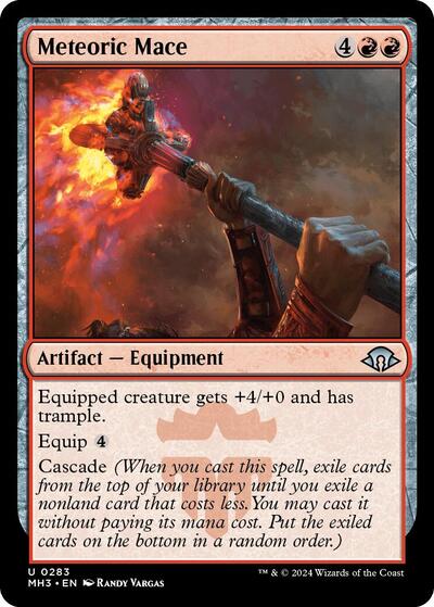 Meteoric Mace (Modern Horizons 3) Light Play Foil