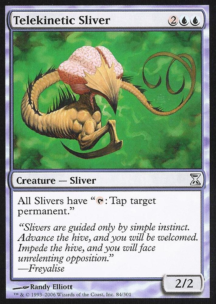 Telekinetic Sliver (Time Spiral) Light Play