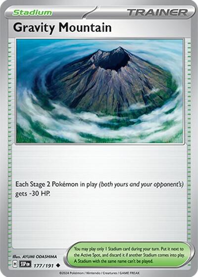Gravity Mountain (SV08: Surging Sparks) Near Mint