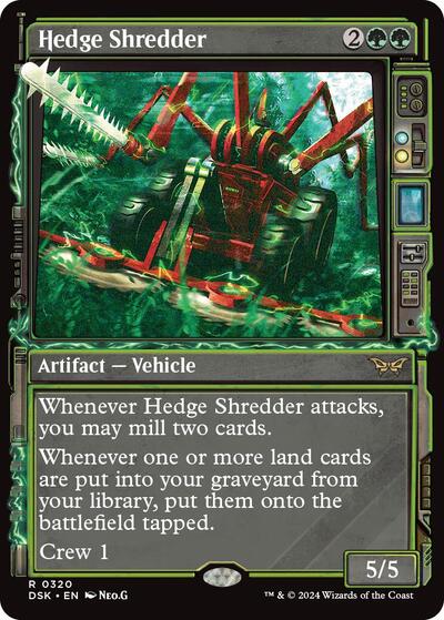 Hedge Shredder (Showcase) (Duskmourn: House of Horror) Near Mint