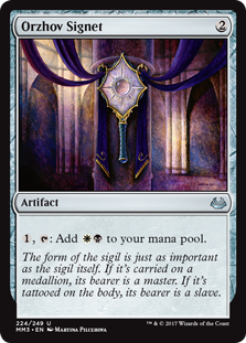 Orzhov Signet (Modern Masters 2017) Light Play