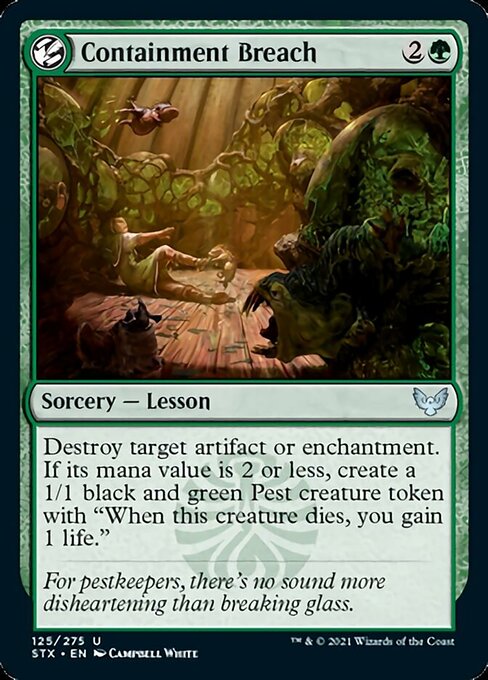 Containment Breach (Strixhaven) Light Play Foil