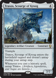 Traxos, Scourge of Kroog (Dominaria) Light Play