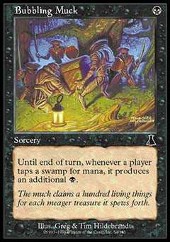 Bubbling Muck (Urza's Destiny) Light Play
