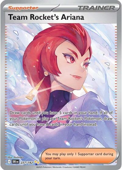 Team Rocket's Ariana - 237 (SV10: Destined Rivals) Near Mint Holofoil