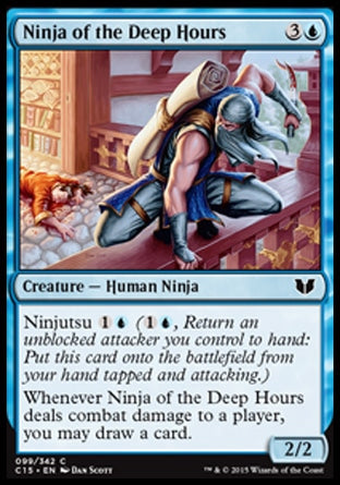 Ninja of the Deep Hours (Commander 2015) Light Play