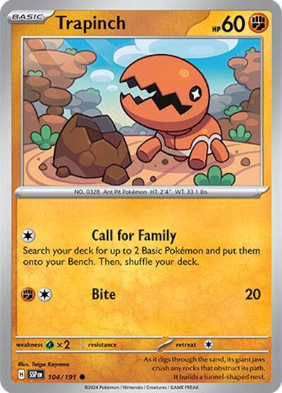 Trapinch (SV08: Surging Sparks) Near Mint