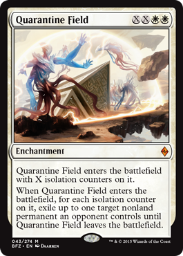 Quarantine Field (Battle for Zendikar) Light Play