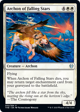Archon of Falling Stars (Theros Beyond Death) Light Play Foil