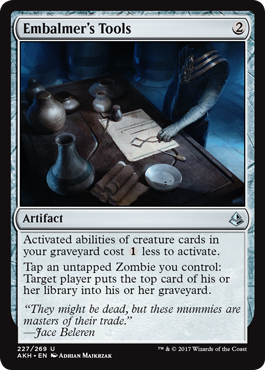 Embalmer's Tools (Amonkhet) Light Play